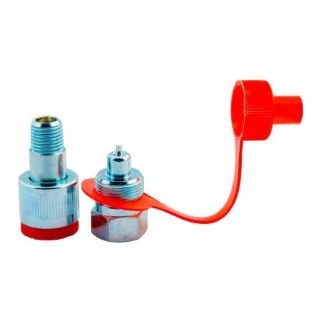 Bva Hydraulics BVA Hydraulic Coupler Zinc Regular Flow Set 1/4in-18 NPTF CRZ14